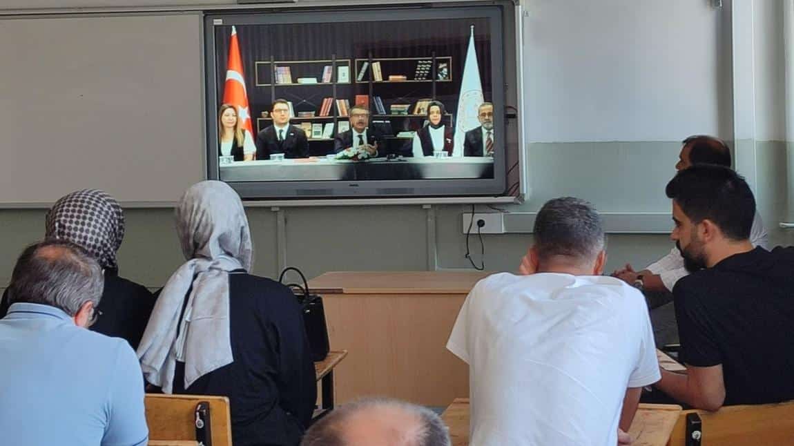 2025-2026 Eğitim Öğretim Yılı Yusuf Tekin’in Mesajıyla Başladı